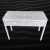 FUSION Floral Bone Inlay Console Grey Ready to Ship 2