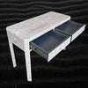 FUSION Floral Bone Inlay Console Grey Ready to Ship 4