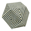 Bone Inlay Octagonal Round Stool Black 4