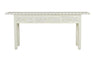 Grey Bone Inlay 3 Drawer Geometric Console Long Edges 1