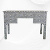 Grey Mother Of Pearl Inlay 5 Drawer Desk 1