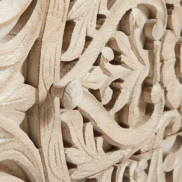 Luxury Handcarved Lombok 3 Drawer Dresser Grey