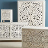 Luxury Handcarved Lombok 3 Drawer Dresser White 7