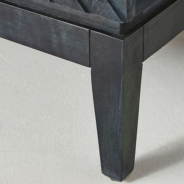 Handcarved Samuel Cabinet Indigo