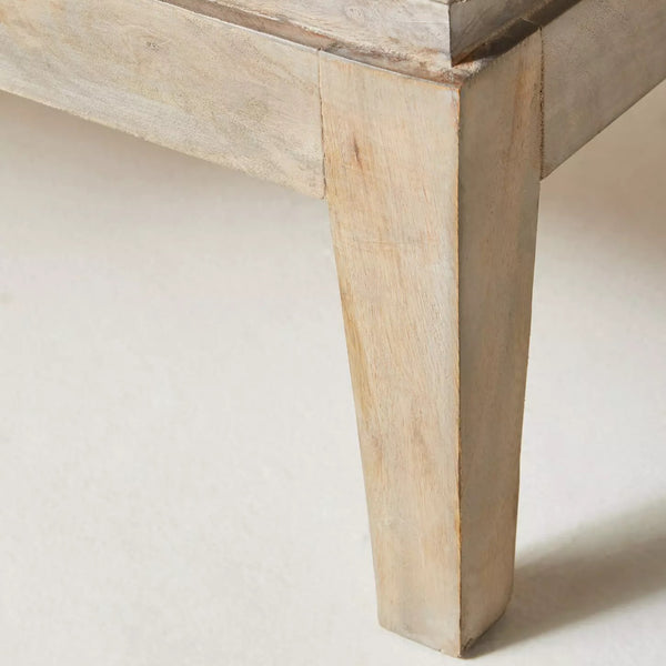 Handcarved Samuel Cabinet Washed Grey