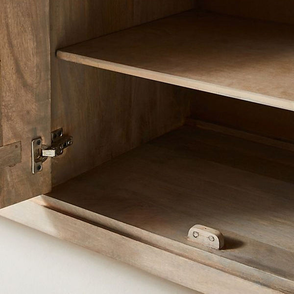 Handcarved Samuel Sideboard Washed Grey