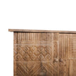 Handcarved Tribal Design Sideboard Natural 3