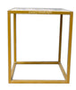 Italian Marble Side Table With Floral Gemstone Inlay 2