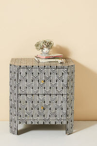 Sprinkle Midtown Bone Inlay Nightstand Black