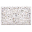 Mother Of Pearl Inlay Floral Coffee Table White 5