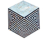 Black Mother Of Pearl Inlay Octagonal Side Table 2