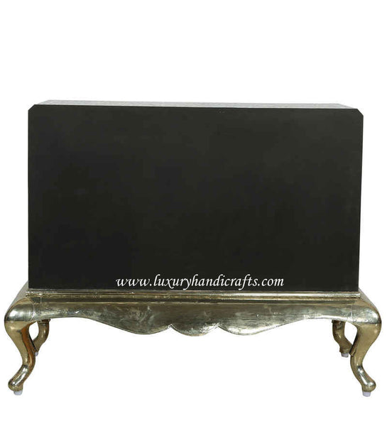 Mother Of Pearl Inlay Chest Metal Legs