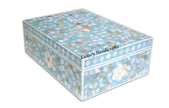 Mother Of Pearl Inlay Floral Box Turquoise 2