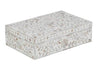 Mother Of Pearl Inlay Floral Box White 1