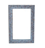 Grey Mother Of Pearl Inlay Leaf Mirror 1