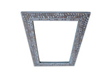 Grey Mother Of Pearl Inlay Leaf Mirror 2