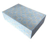 Ice Blue Moroccan Pattern Bone Inlay Box 1