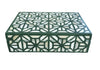 Tortoise Bone Inlay Box Green 3