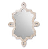 Hollywood Regency Natural Bone Inlay Wall Mirror 3