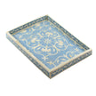 Bone Inlay Flower Tray Sky Blue 2