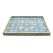 Bone Inlay Flower Tray Sky Blue 1