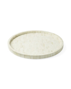 Full Bone Inlay Round Tray