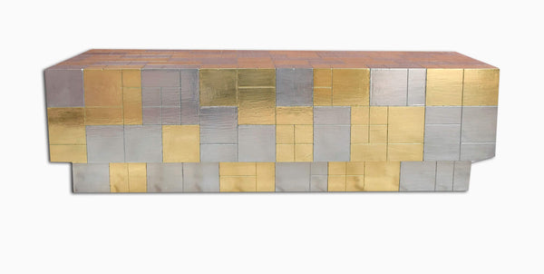 White Metal And Brass Coffee Table Center Table 4