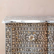 Estelle Mother of Pearl Inlay Curved Dresser Grey 3