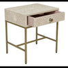 Blossom Bone Inlay Nightstand Pink 2