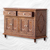 Teak Wood Bone Inlaid Buffet 2