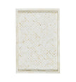 Bone Inlay Tray Geometric Design White 1