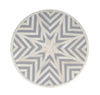 Chevron Bone Inlay Stool Grey 4