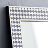 Bone Inlay Square Drop Mirror Black 2