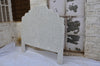 Floral Bone Inlay Headboard Grey 2