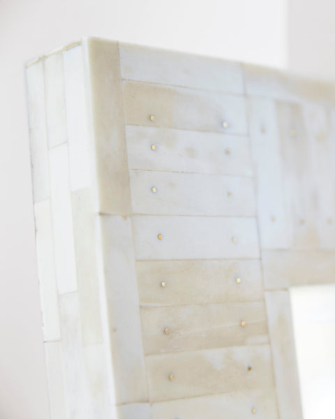 Full Bone Inlay Floor Mirror