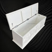 Handcarved Menagerie Trunk White 3