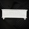 Handcarved Menagerie Trunk White 1