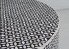 Geometric Bone Inlay Coffee Table Black 3