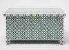 Geometric Bone Inlay Trunk Cum Coffee Table 1