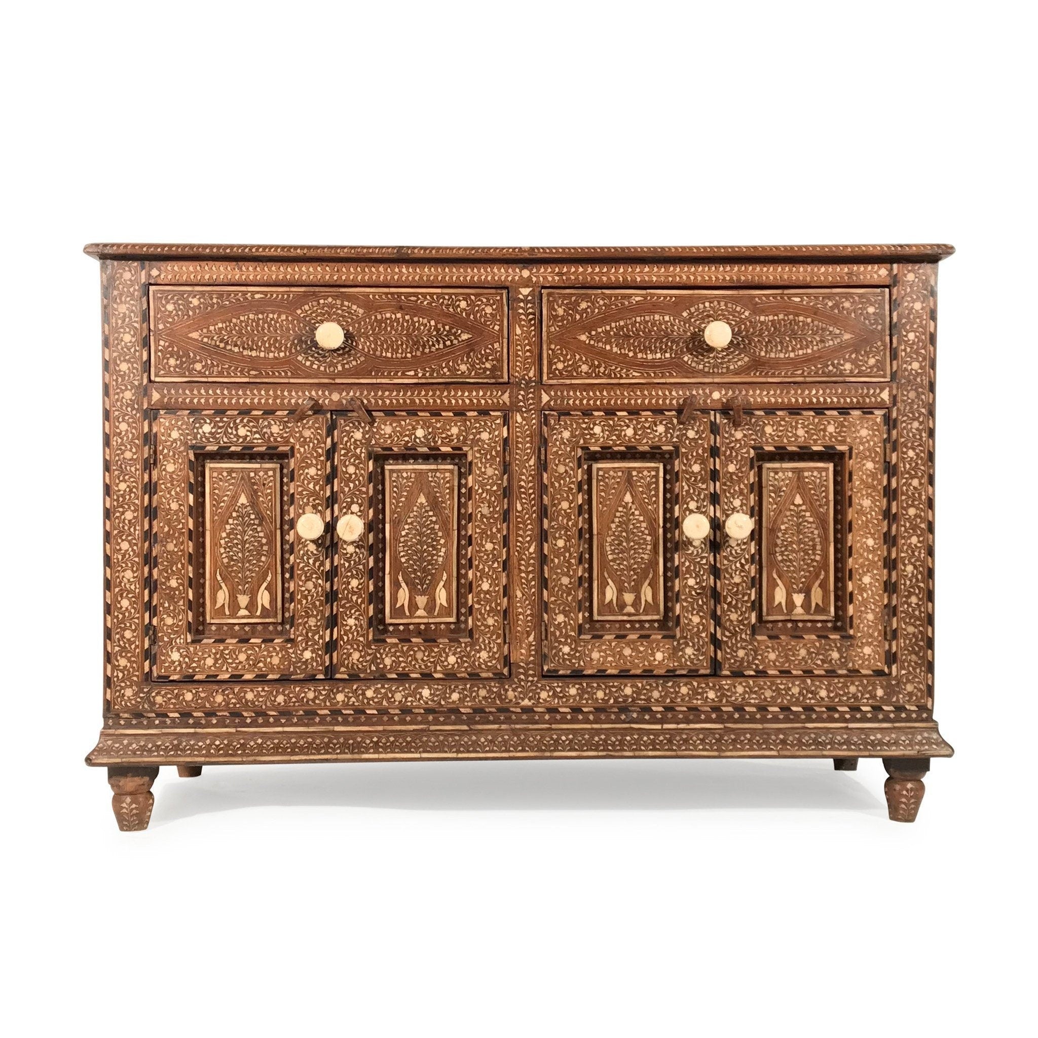 Bone Inlaid Buffet Teakwood 1