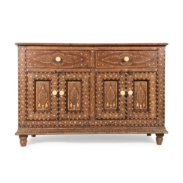 Bone Inlaid Buffet Teakwood 1