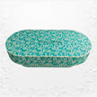 Luxury Laila Bone Inlay Coffee Table Teal Green 2