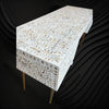 MOP Inlay Scroll Vine Desk White 4