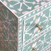 MOP Inlay Moroccan 9 Drawer Chest Green 4