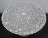 Mother Of Pearl Inlay Round Table Grey 2