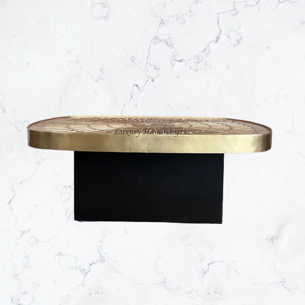 Starburst Coffee Table Brass